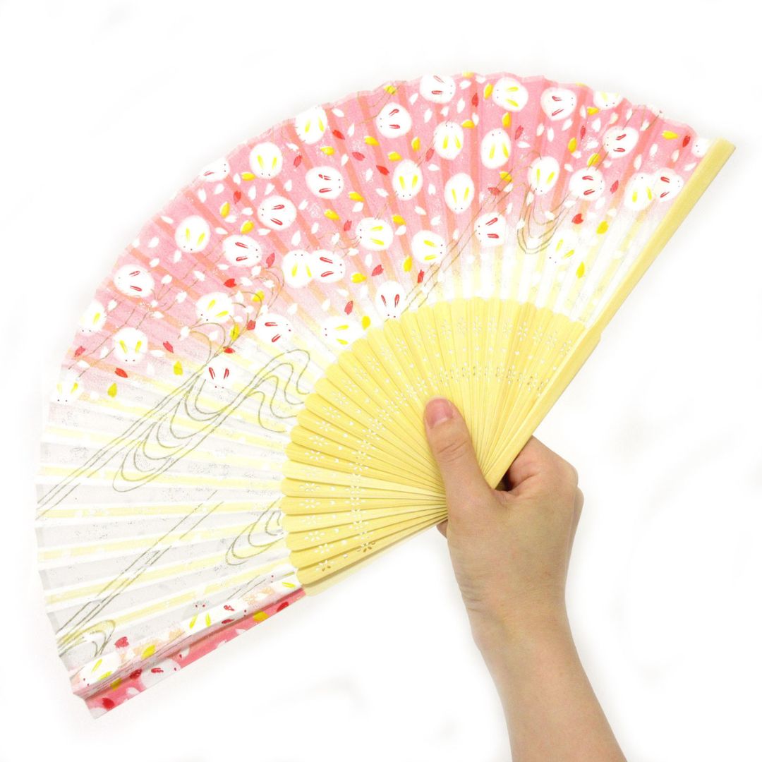 Japanse waaier - Usagi Pink