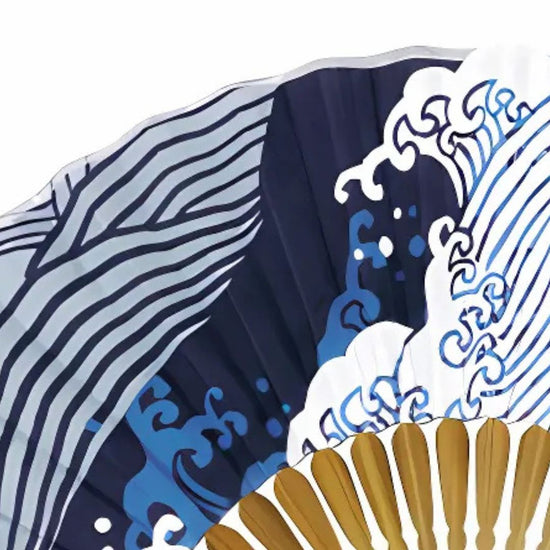 Japanse waaier - Wave Blue