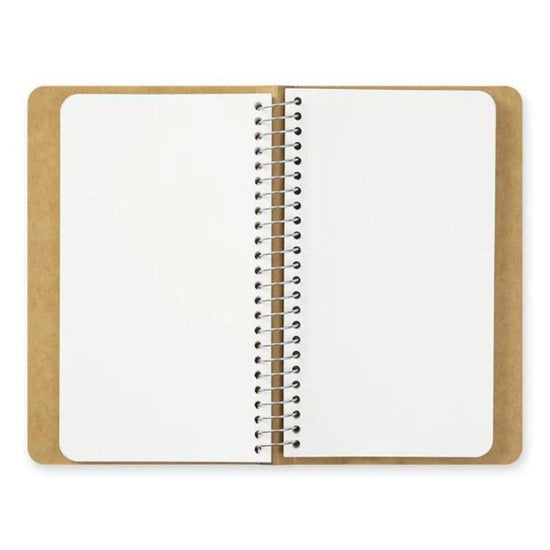 TRC spiral ring notebook white-A6