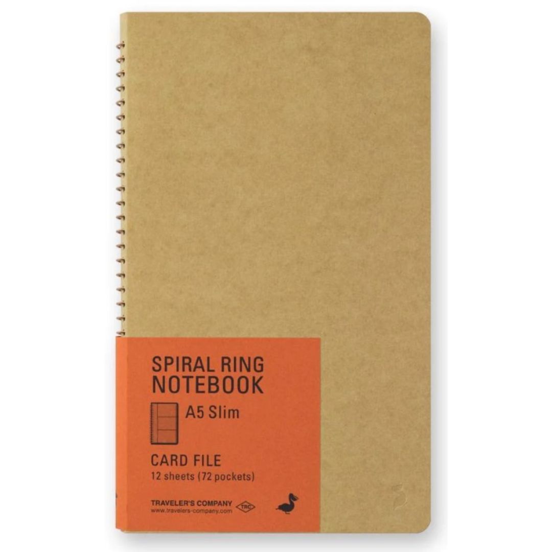 TRC spiral ring notebook A5 Card File