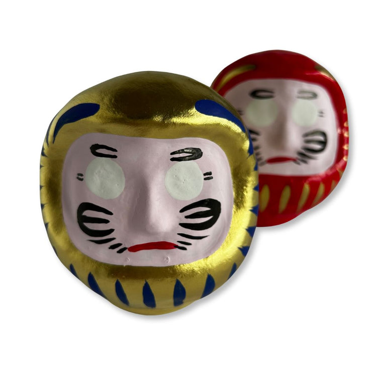 haal geluk in huis met dit Daruma Gelukspoppetje Goud 9cm