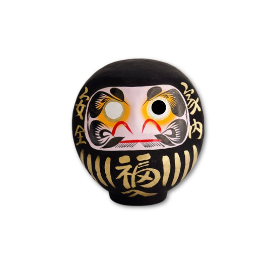 Daruma Gelukspoppetje Zwart 9cm