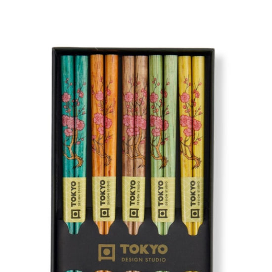 Japanse eetstokjes set sakura