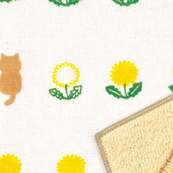 Hankachi Japans Handdoekje Dandelion Neko