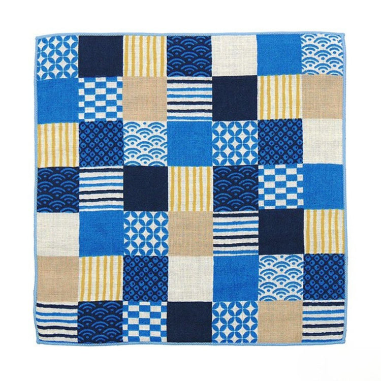 Hankachi Japans handdoekje Blauw