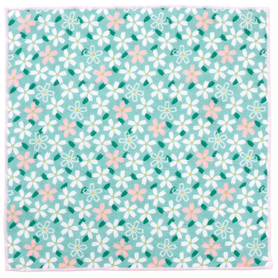 Hankachi Japans handdoekje Sakura Groen