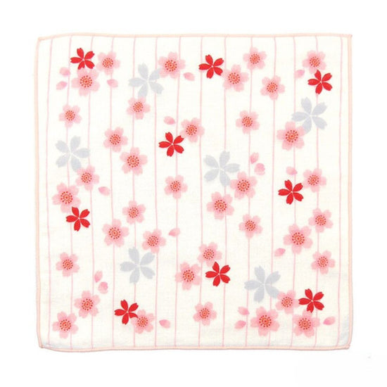 Hankachi Japans handdoekje Sakura Red