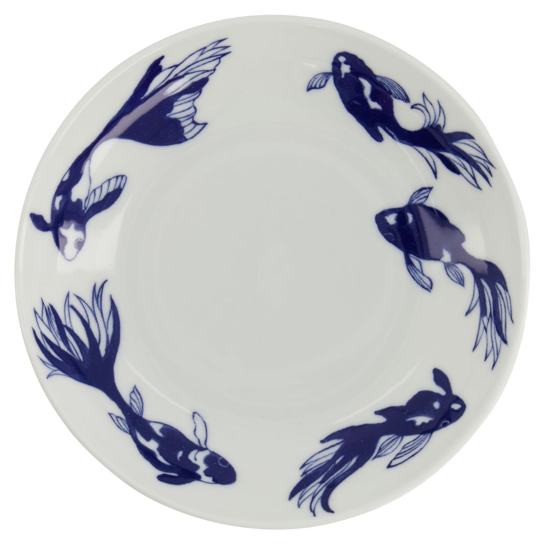 Tokyo Design Studio Goudvis Japans bordje 16,5cm