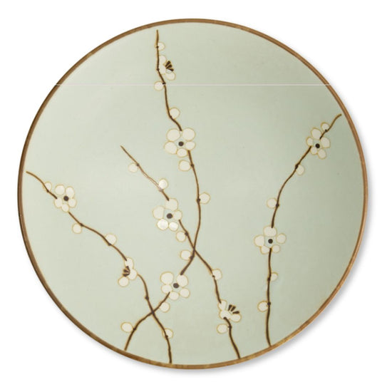 japanse serveerschaal soshun - pruimenbloesem