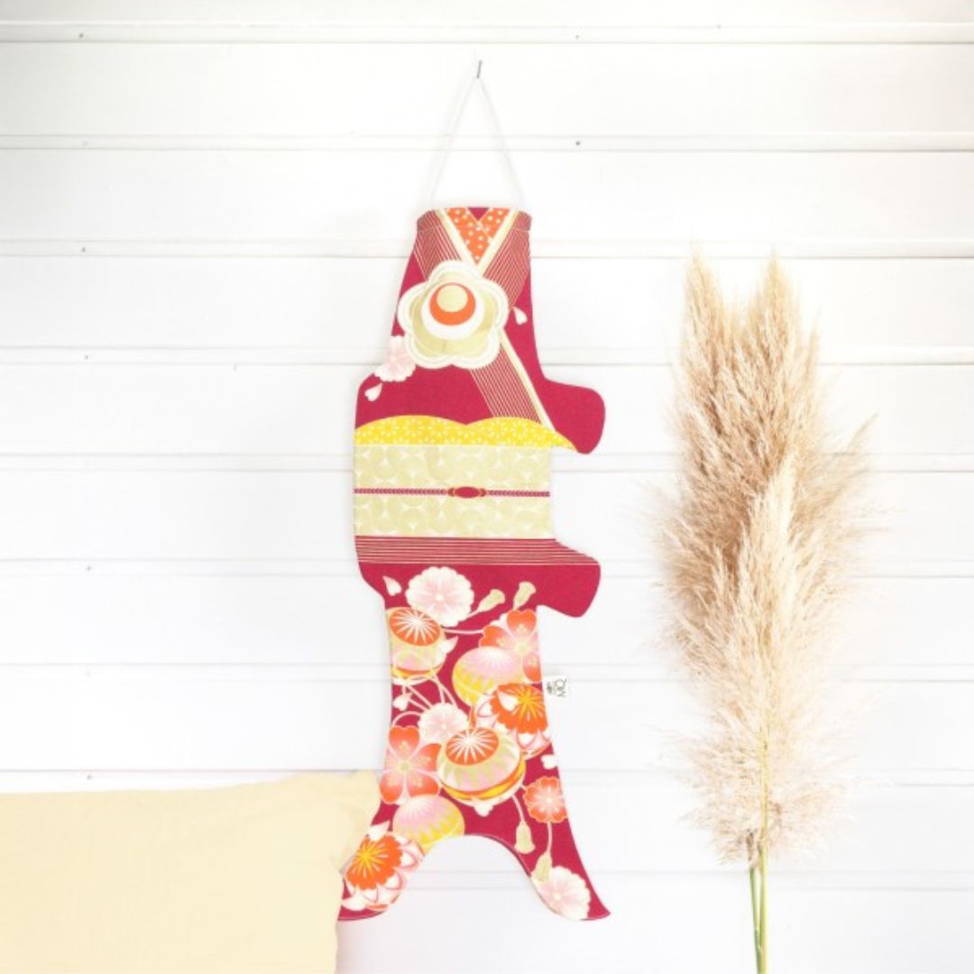 Koinobori karpervlag Kimono Lady 70cm