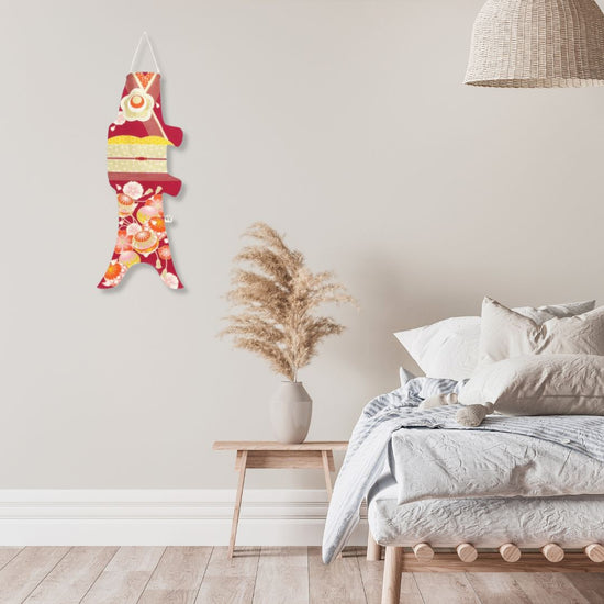 Koinobori karpervlag Kimono Lady 70cm