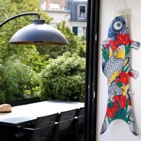 Madame Mo Koinobori karpervlag Tattoo Carp 100cm