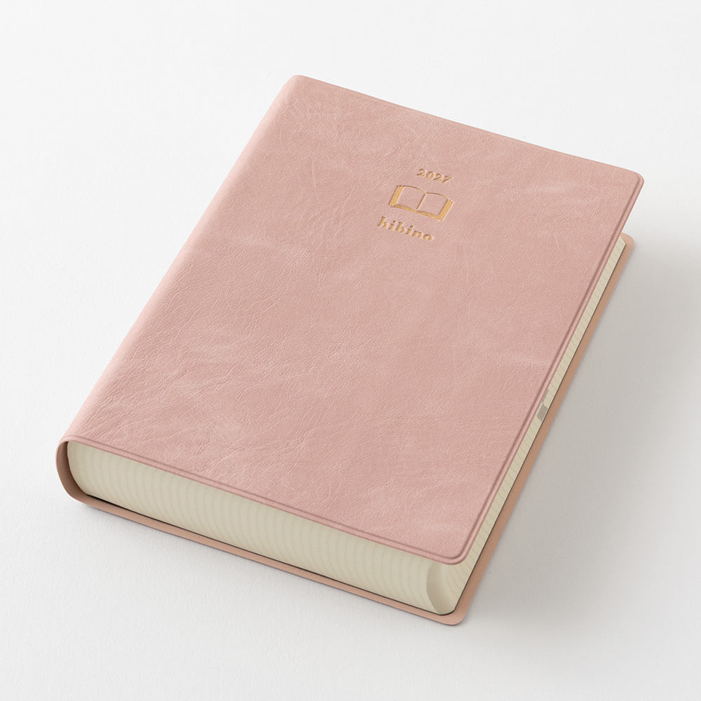 Midori Diary Hibino 2027 A6 Pink
