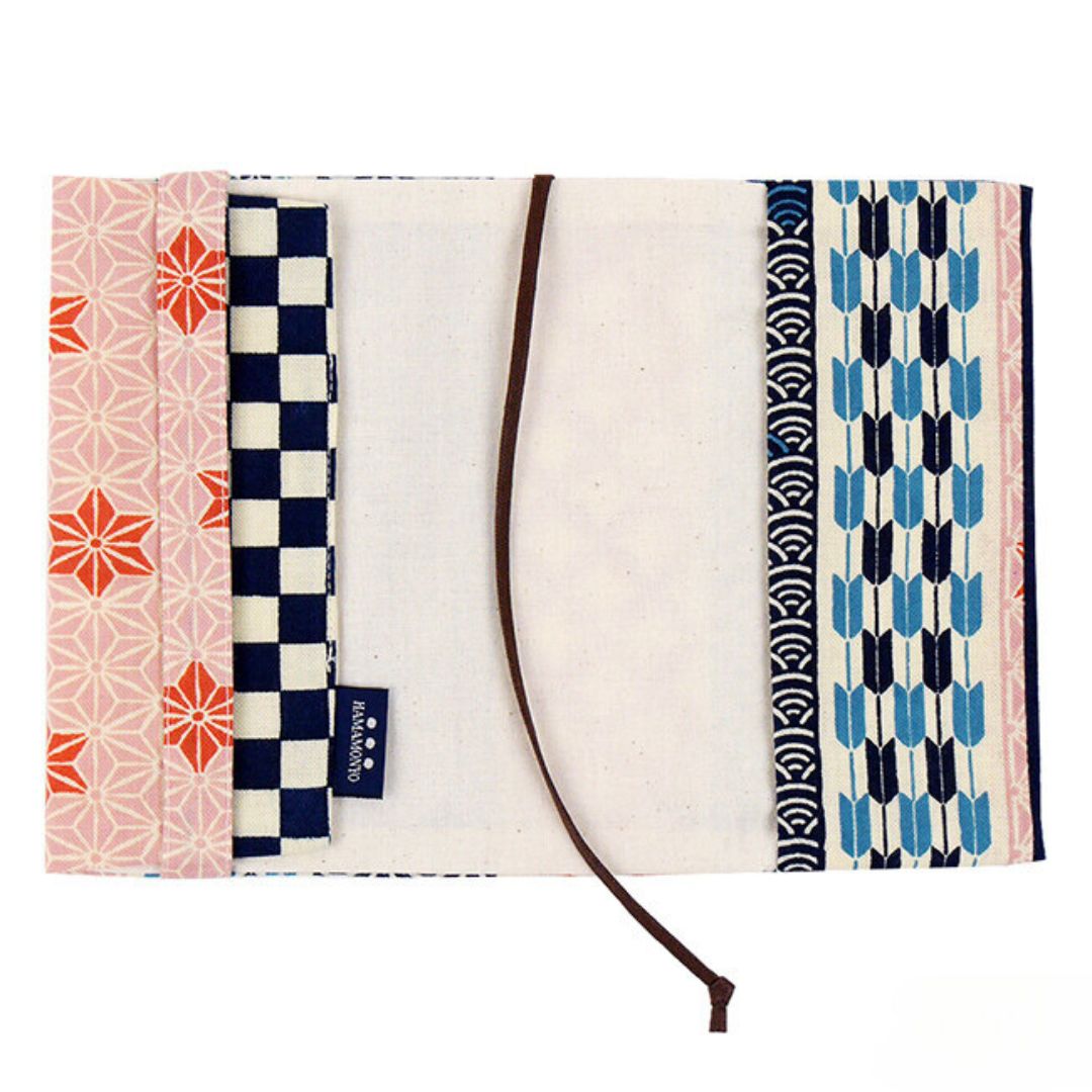 Notebook omslag A6 katoen - stripes