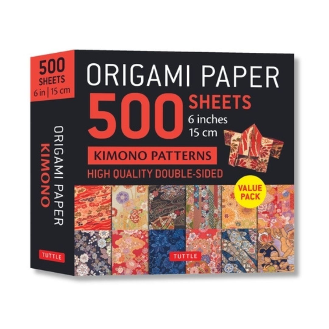 Origami papier dubbelzijdig Japanse kimono patronen 15x15cm