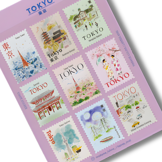 Tokyo Poststamp Stickers - L&