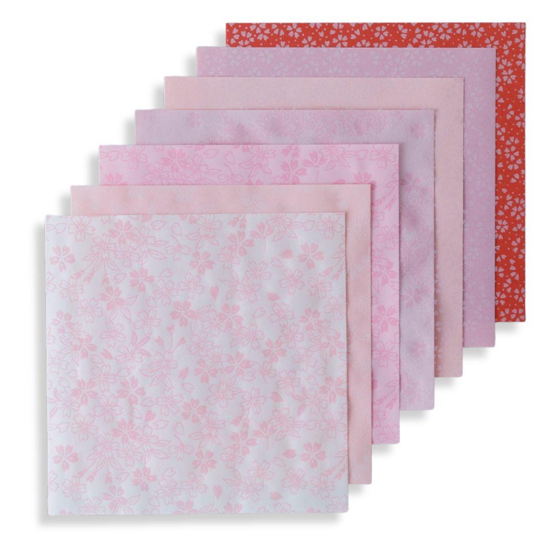Shogado Origamipapier Kyoto | Sakura | 10 Velletjes met Japanse Patronen