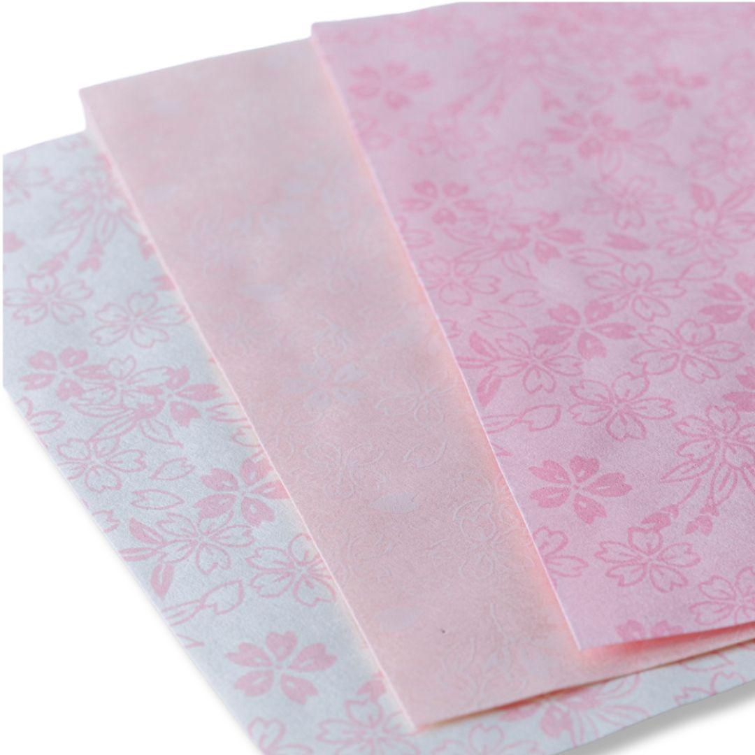 Shogado Origamipapier Kyoto | Sakura | 10 Velletjes met Japanse Patronen