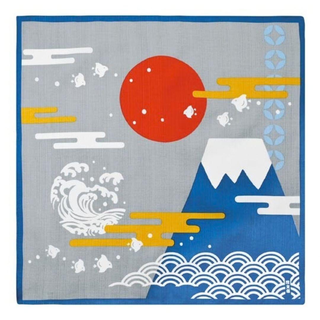 Furoshiki Japanse knoopdoek Fuji Chidori 50cm