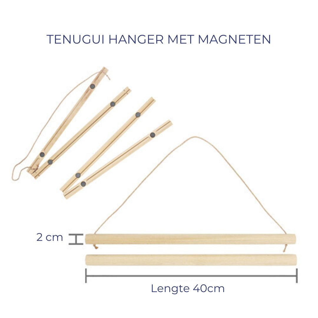 Tenugui hanger met magneten