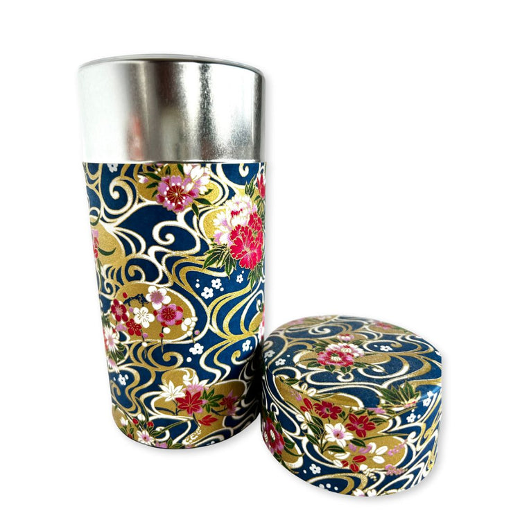 Japanse washi print op theebus