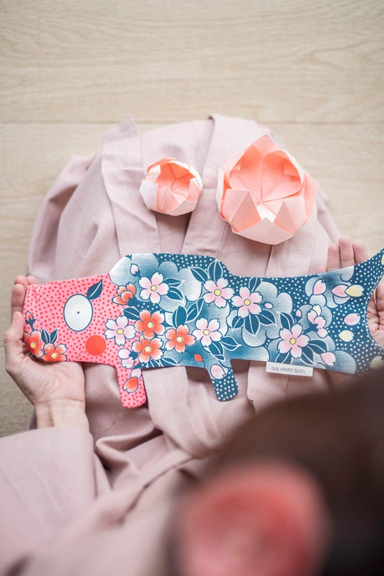 Koinobori karpervlag tattoo sakura 45cm