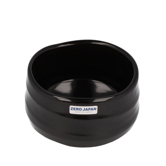 Matcha Kom Mino-yaki Glanzend Zwart