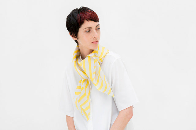 Furoshiki stripe geel by Link Collective