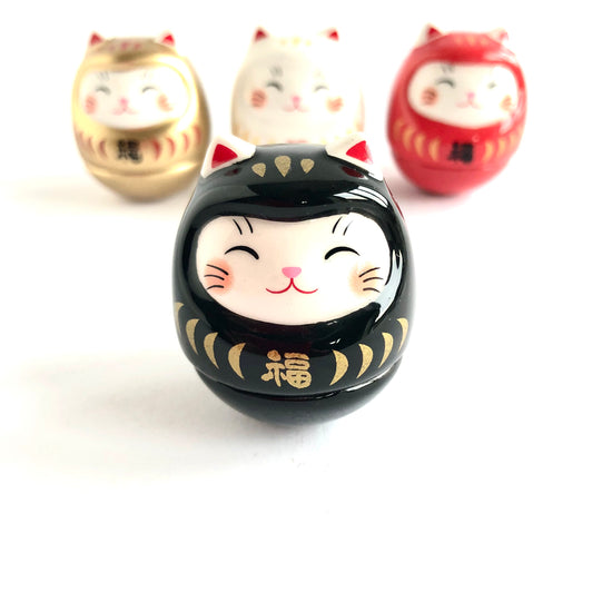 Maneki Neko Daruma gelukspoppetje