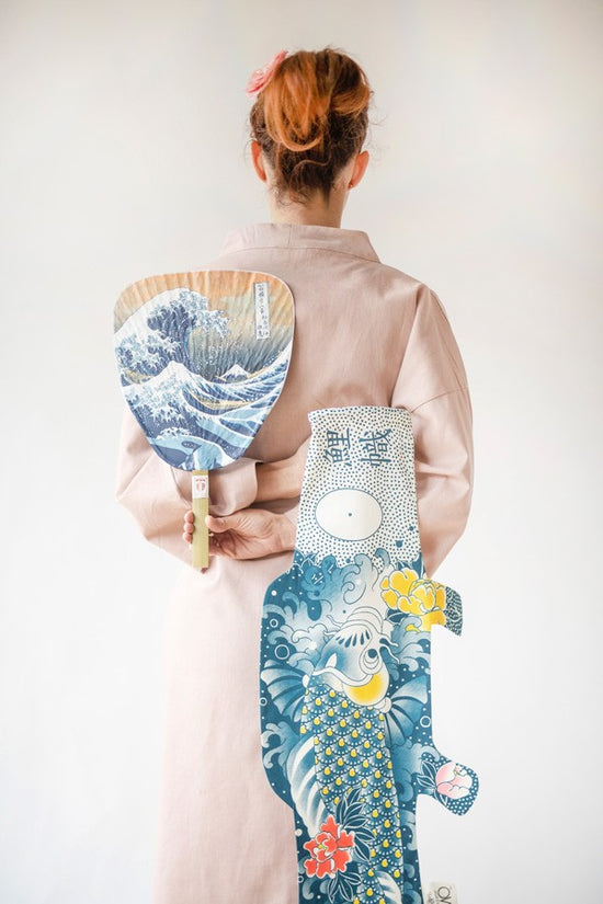 Koinobori karpervlag Tattoo Koi 100cm