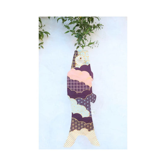 Koinobori karpervlag Chiku Prune 70cm