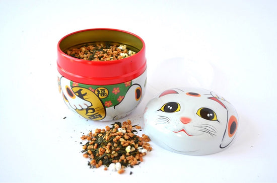 Japans theeblik neko wit