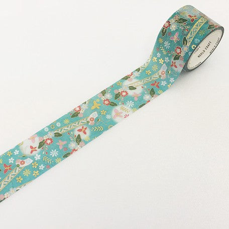 Masking tape yuzen aqua 30mm