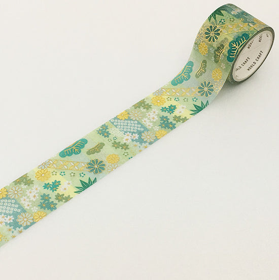 Masking tape yuzen groen 30mm