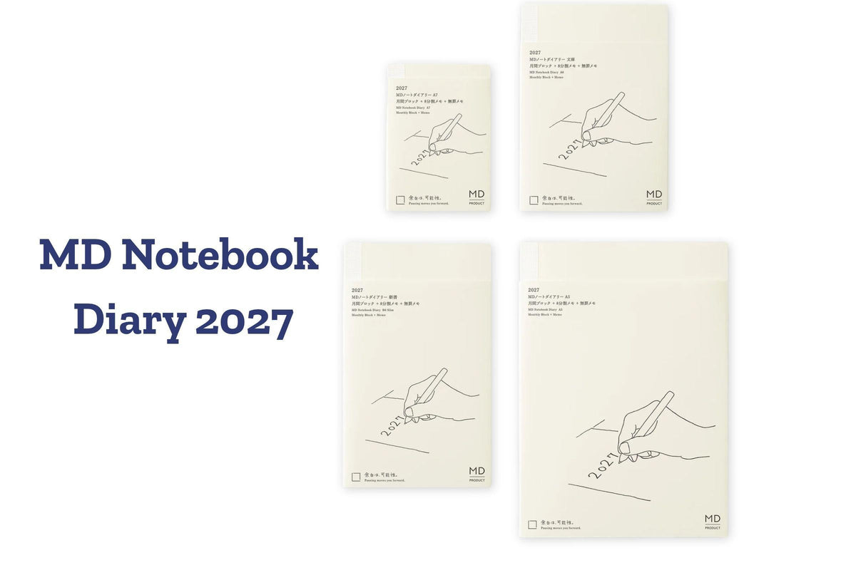 MD Notebook Diary 2027: een agenda voor planning en creativiteit