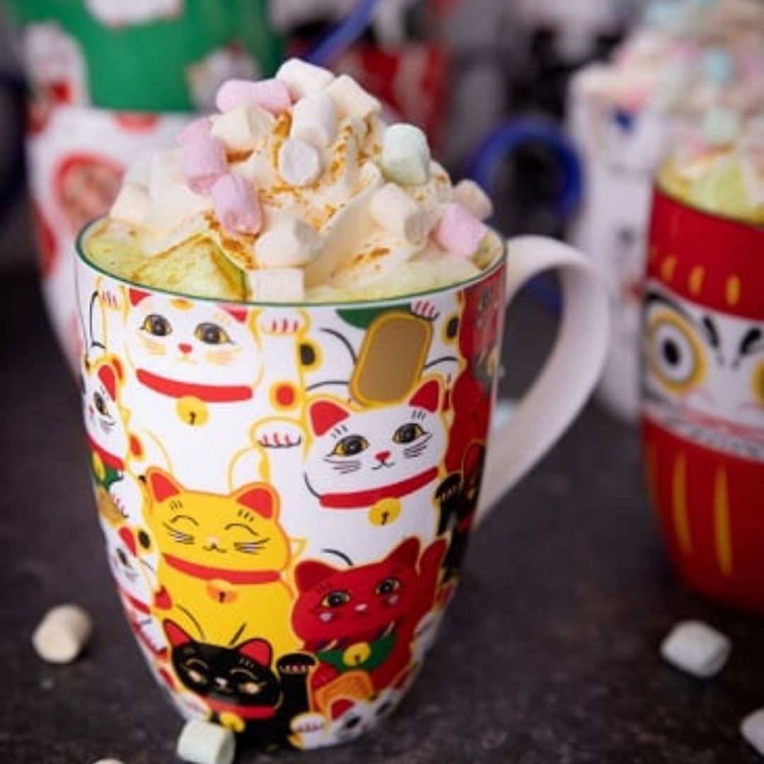freakshake in kawaii cat mug