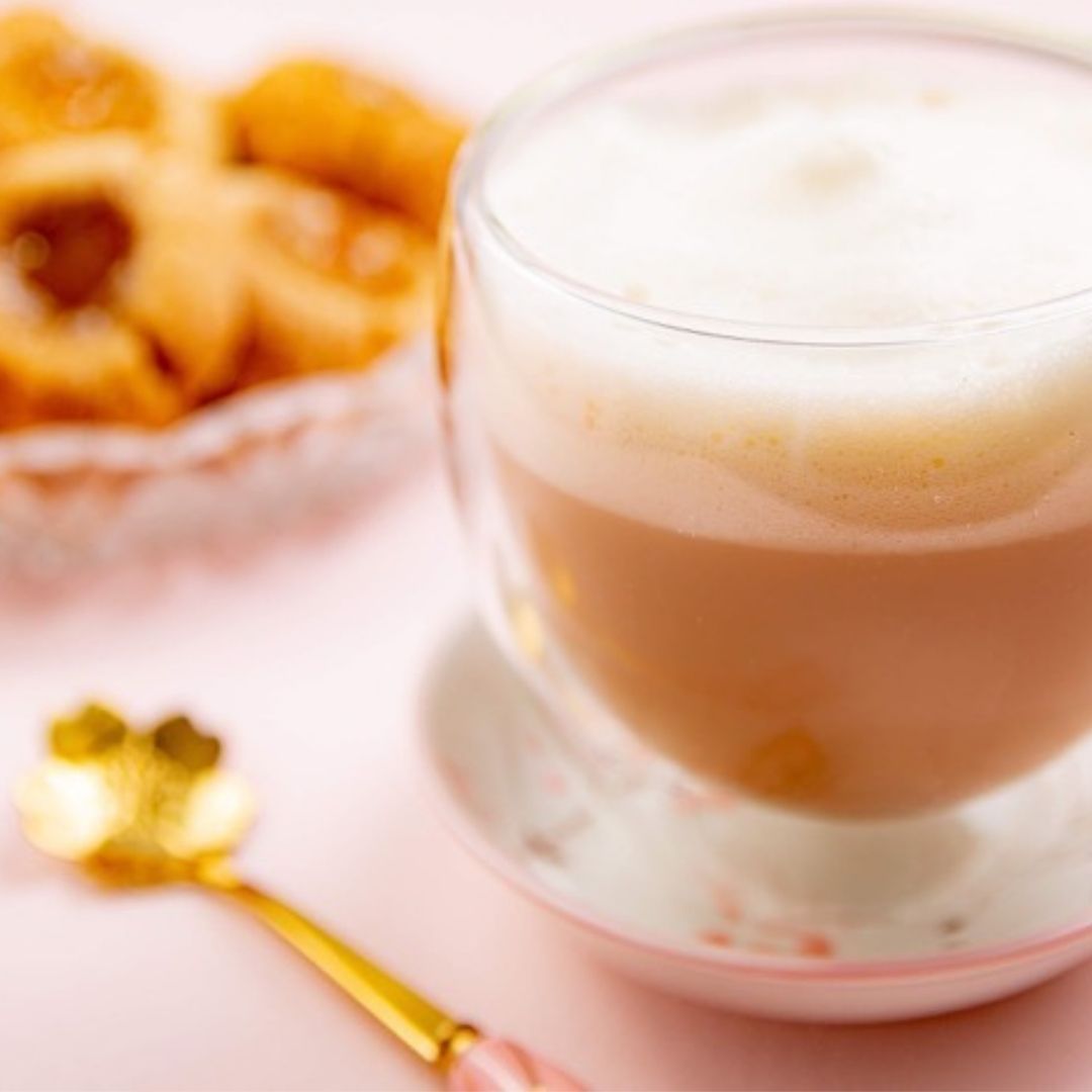 Japanse thee houjicha latte