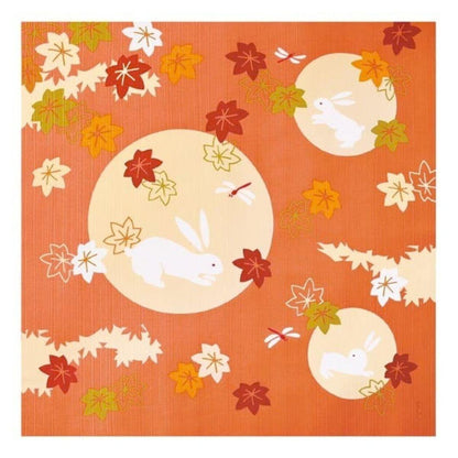 Furoshiki Japanse knoopdoek Autumn Rabbit 50cm