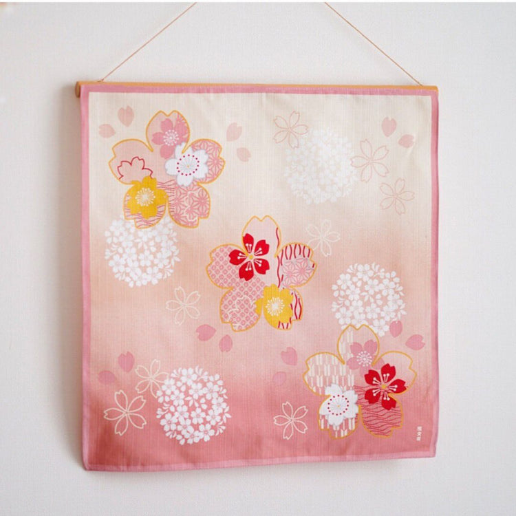 Furoshiki Japanse knoopdoek 50cm sakura roze