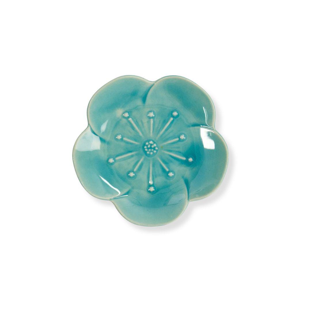 Japans bordje Mamezara Ume Flower Blue