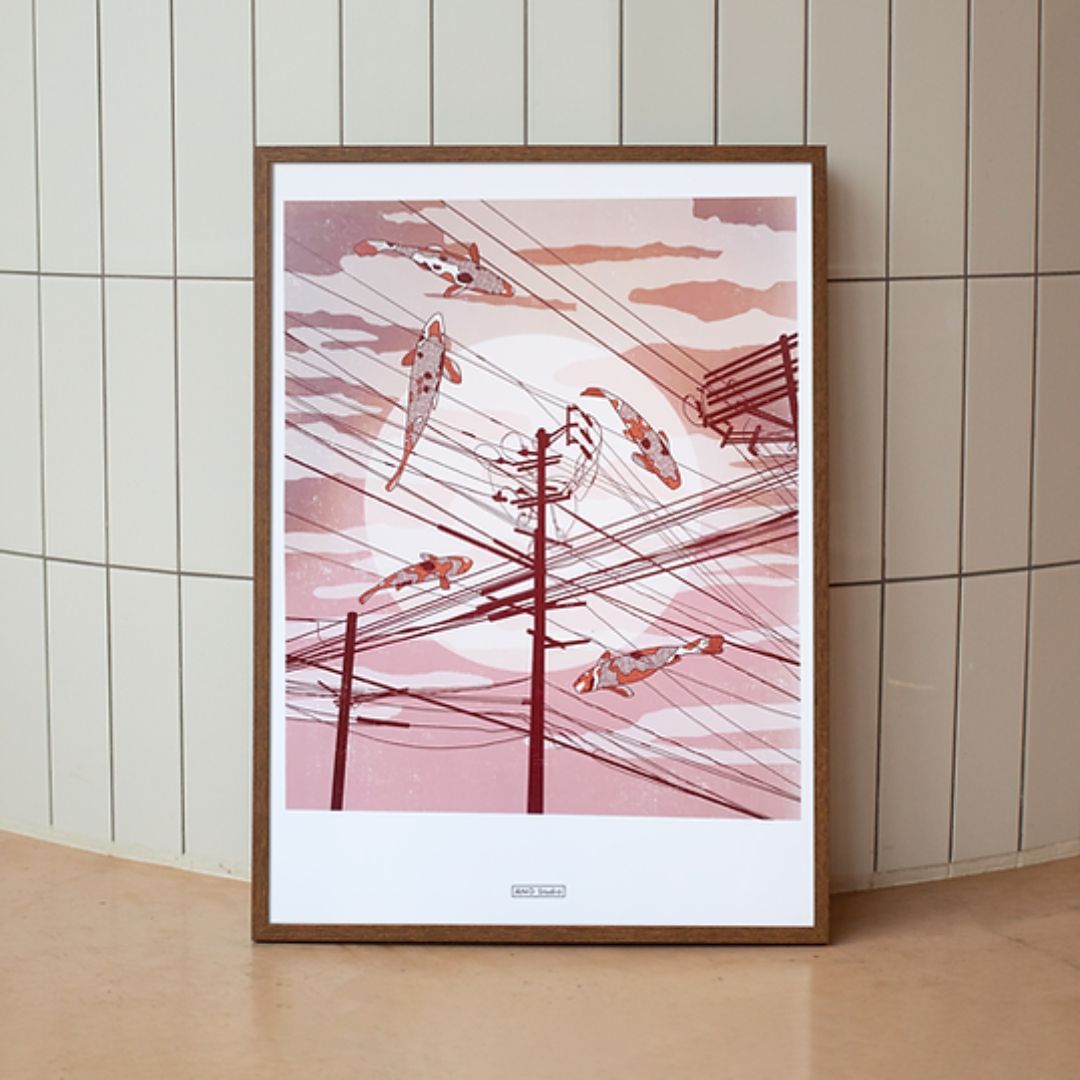 Ano A3 Print Koi