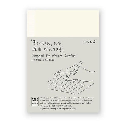 Midori Japan MD notebook A6 - Gelinieerd