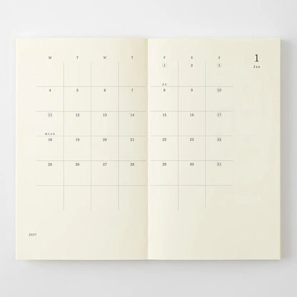 MD Notebook Diary 2027 B6 slim