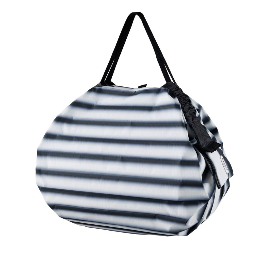 Shupatto Foldable Bag Highlight Black – opvouwbare tas M (15L) van polyester
