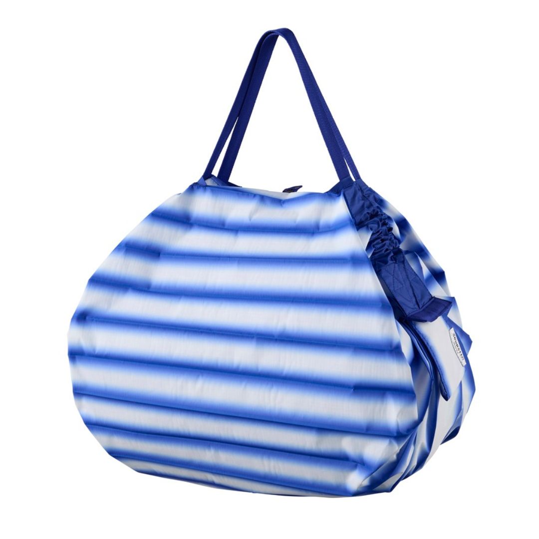 Shupatto Foldable Bag Highlight Blue – opvouwbare tas M (15L) van polyester