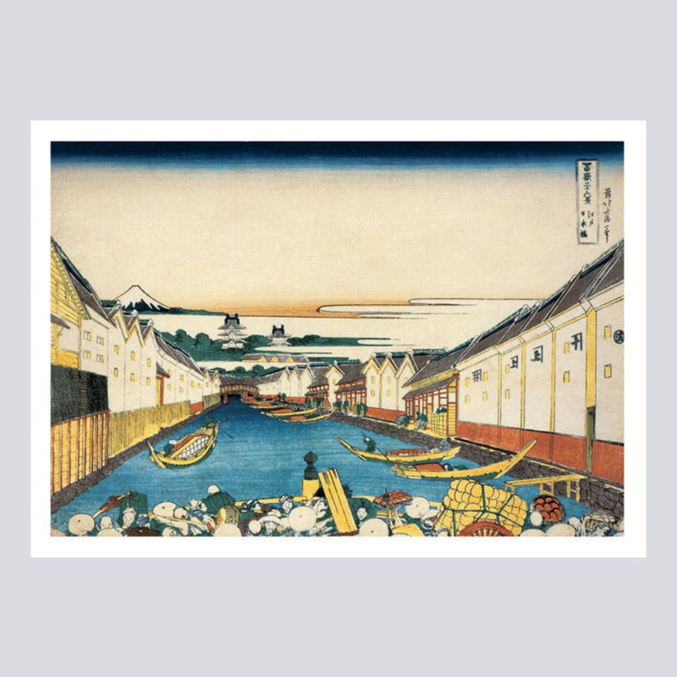 Japanse kunst cadeau – postcard book Hokusai 36 Views of Mount Fuji