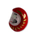 Daruma Gelukspoppetje Rood 9 cm