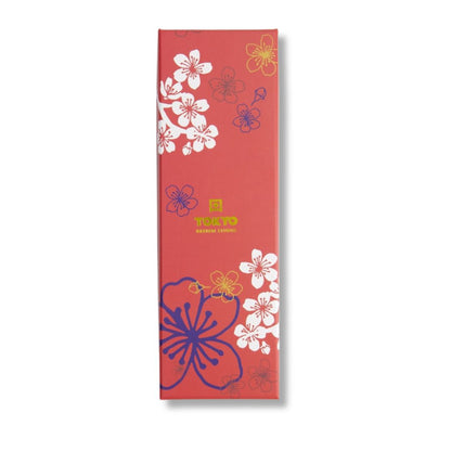 Japanse eetstokjes cadeau-set 2 paar bloem