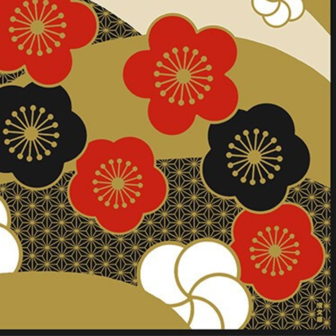 furoshiki met bloemmotief