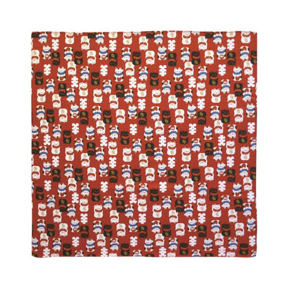 Furoshiki Japanse knoopdoek Maneki Neko 50cm